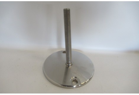 Stelvoet Vast M20 RVS